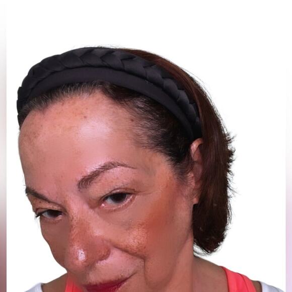 HEADBAND BUNDLE BLACK BRAIDED AND PEARL ONE SIZE - Picture 6 of 8